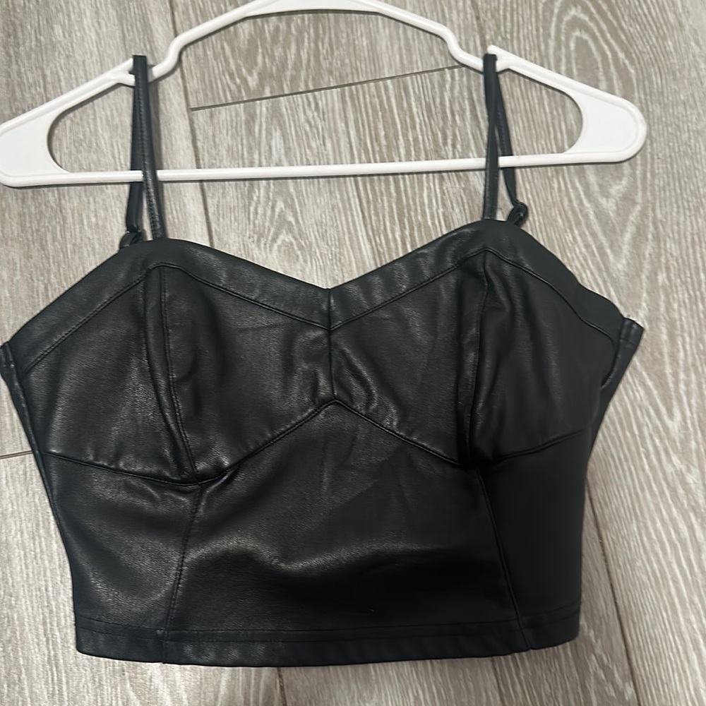 Guess leather corset